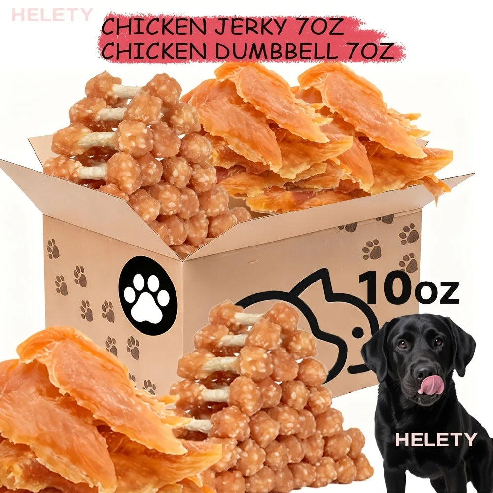 Helety Mixed Flavor Duck Jerky Chicken Milk Jerky Dog Treats