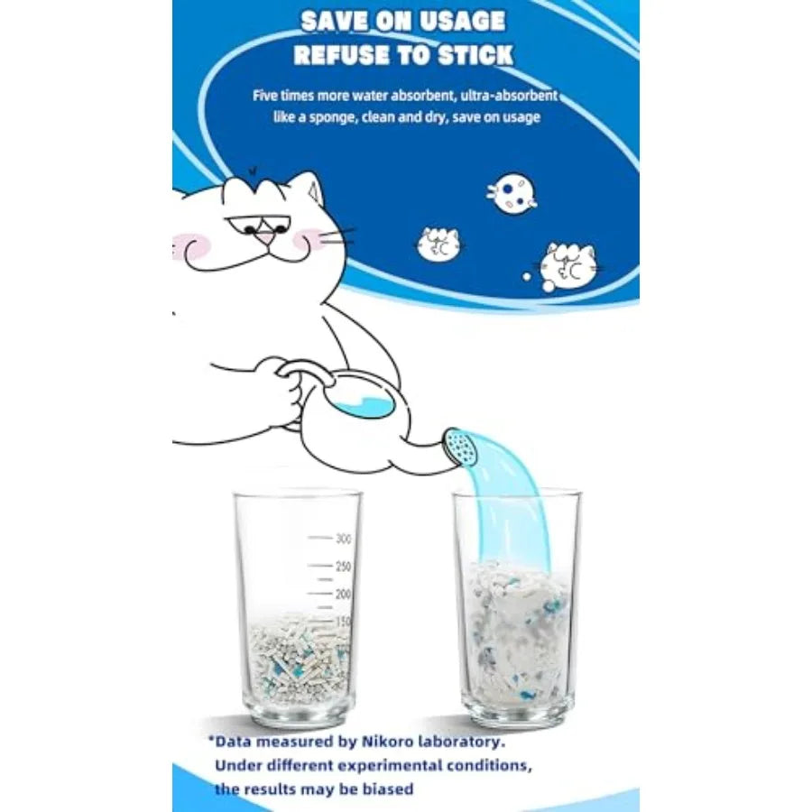 Tofu Cat Litter Odor Control Bentonite Unscented Ultra Absorbent Water Flushable