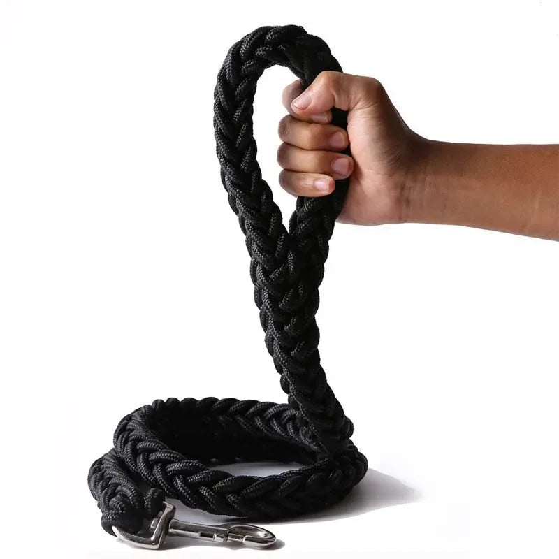 Heavy Duty Nylon Braided Dog Leash For Walking Outdoors