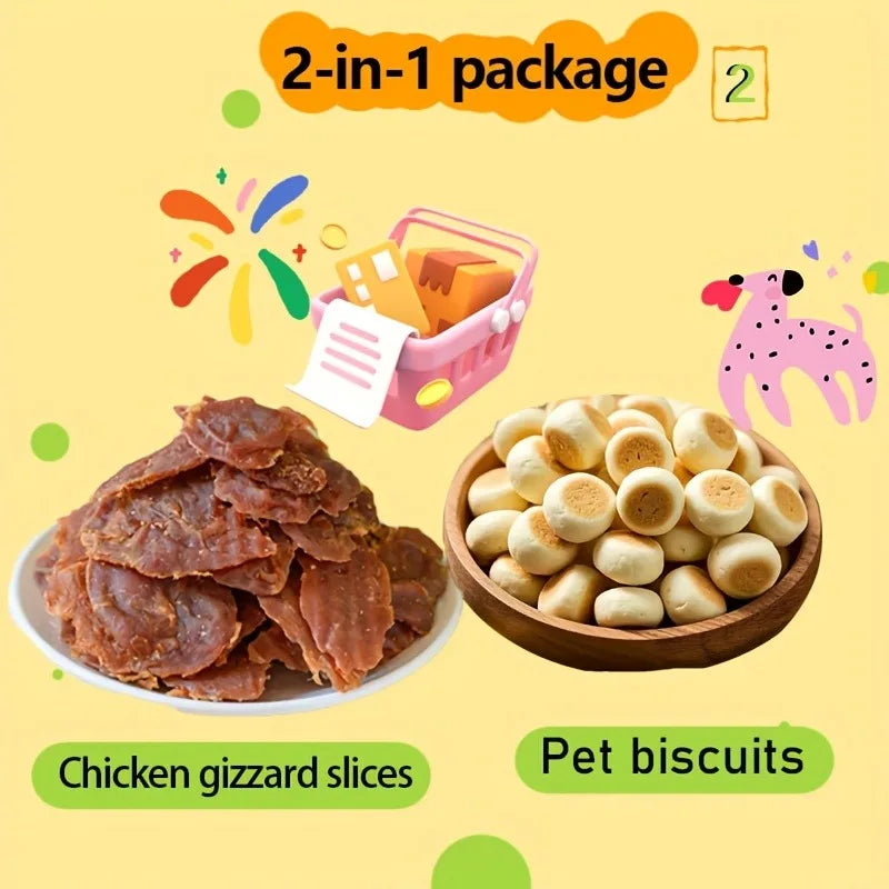 Helety Mixed Flavor Duck Jerky Chicken Milk Jerky Dog Treats