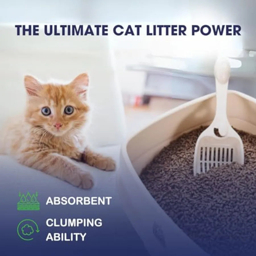 Organic Bamboo Cat Litter Unscented Dust Free Odor Control