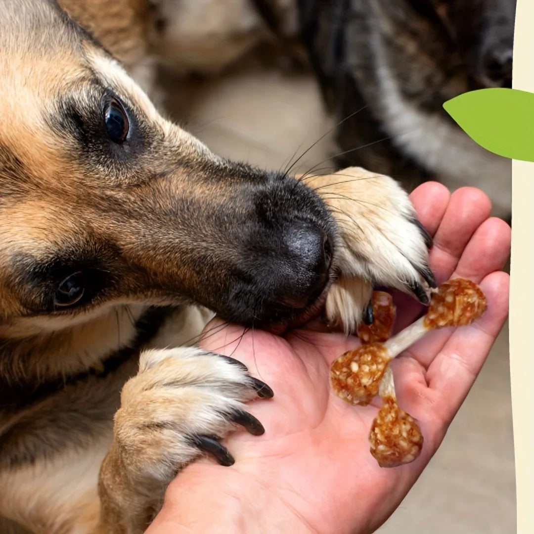 Helety Chicken Dog Dumbbells Treats for All Breeds High Protein