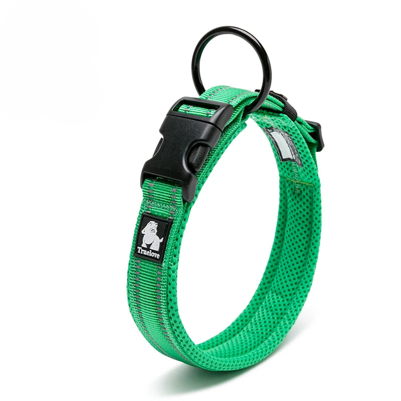 Winhyepet Padded Nylon Dog Walking Collar With Buckle