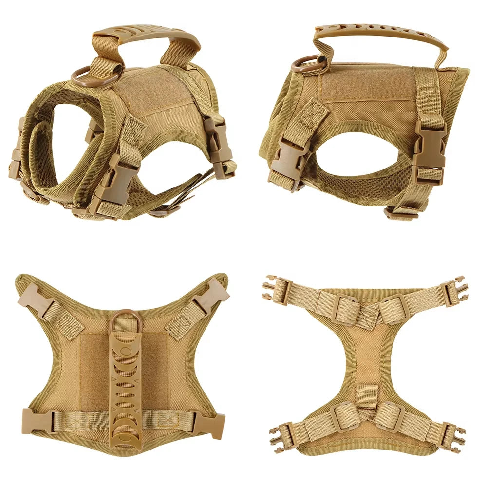 Cat Harness And Leash Set With Handle Adjustable Pet Vest