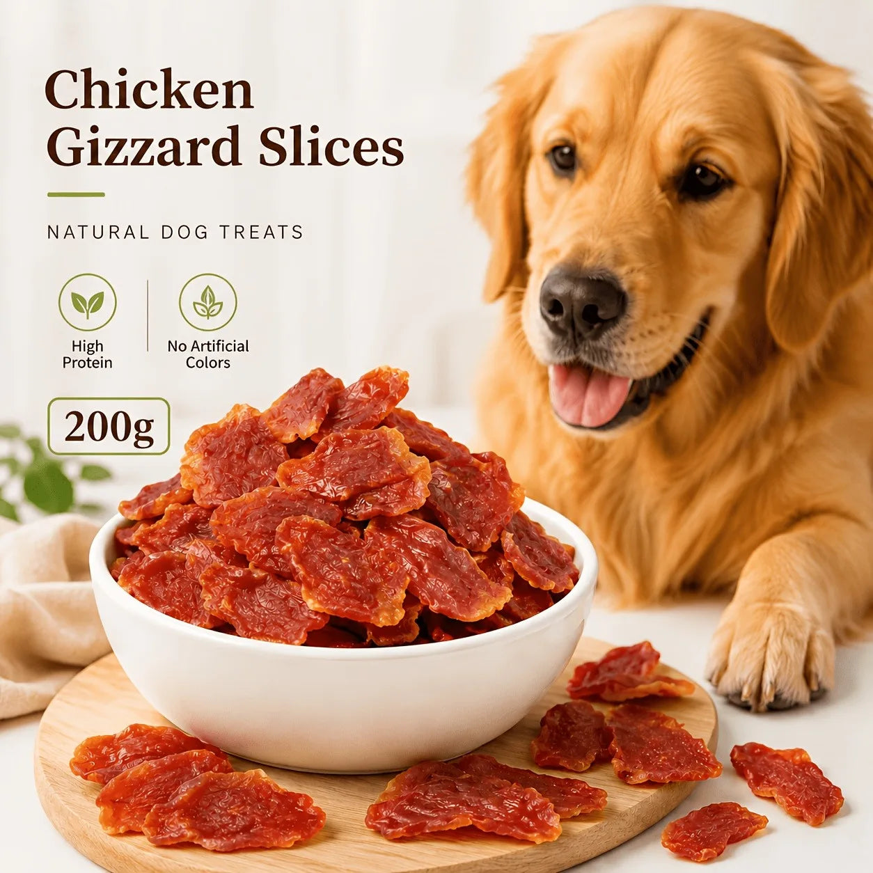 Helety Chicken Dog Dumbbells Treats for All Breeds High Protein