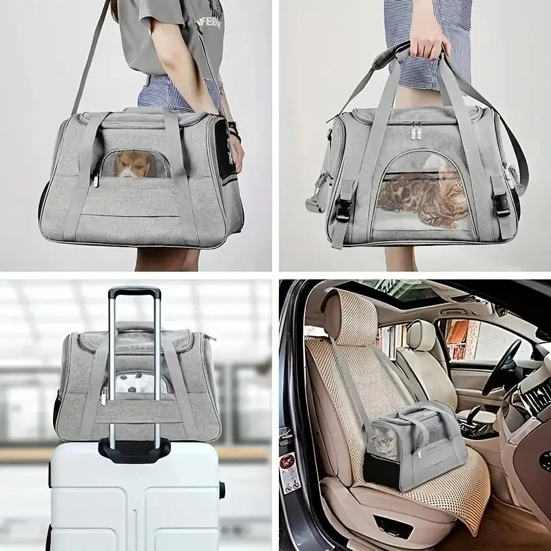 Soft Sided Cat Carrier For Large Medium Cats And Puppies
