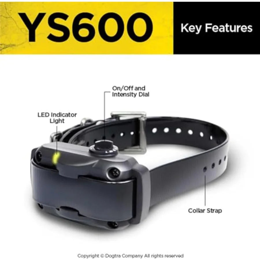 YS600 Rechargeable Waterproof Bark Collar For Outdoor Training
