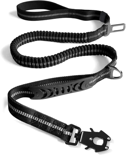 Reflective Shock Absorbing Leash for Large Dogs No Pull Tactical