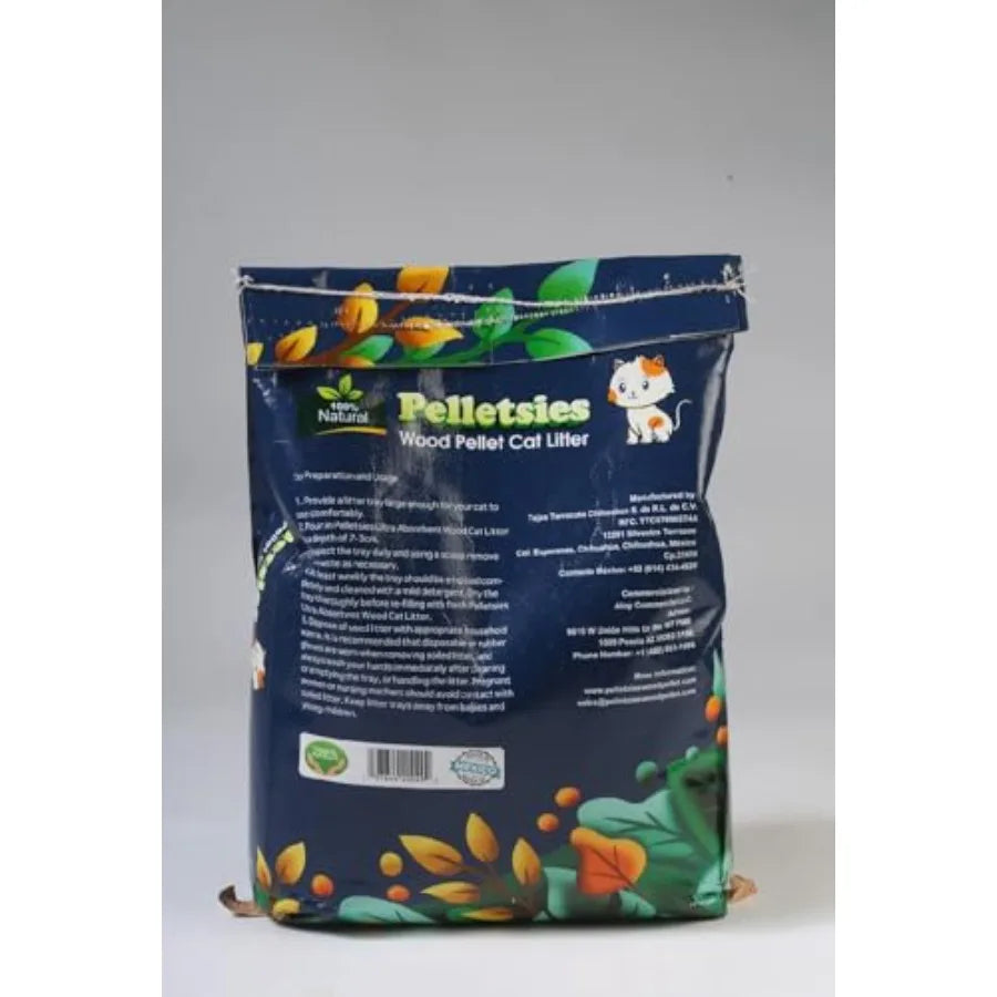 All Natural Pine Wood Cat Litter Pellets Odor Control
