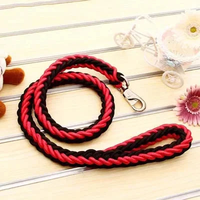 Heavy Duty Nylon Braided Dog Leash For Walking Outdoors