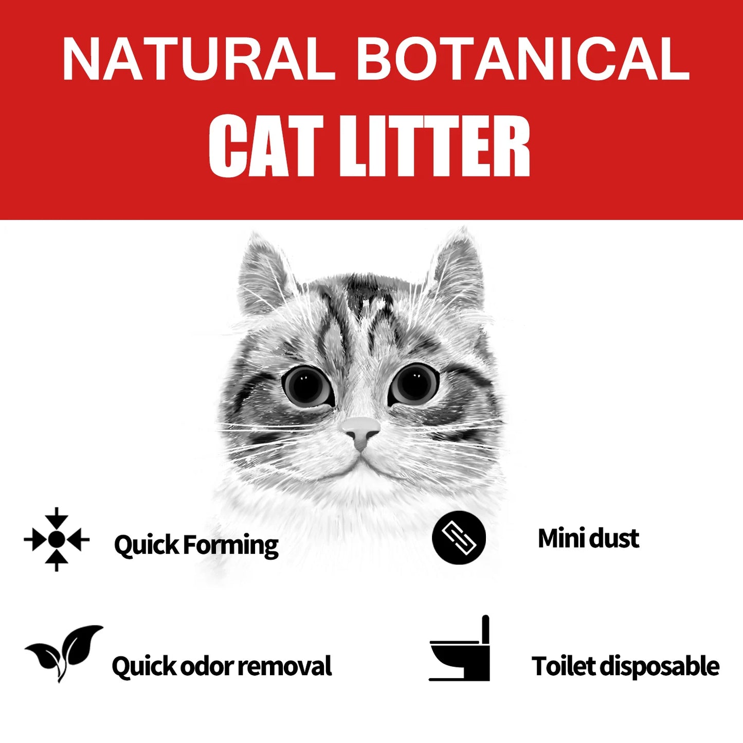 Tofu Cat Litter Botanical Dust Free Quick Clumping Odor Control