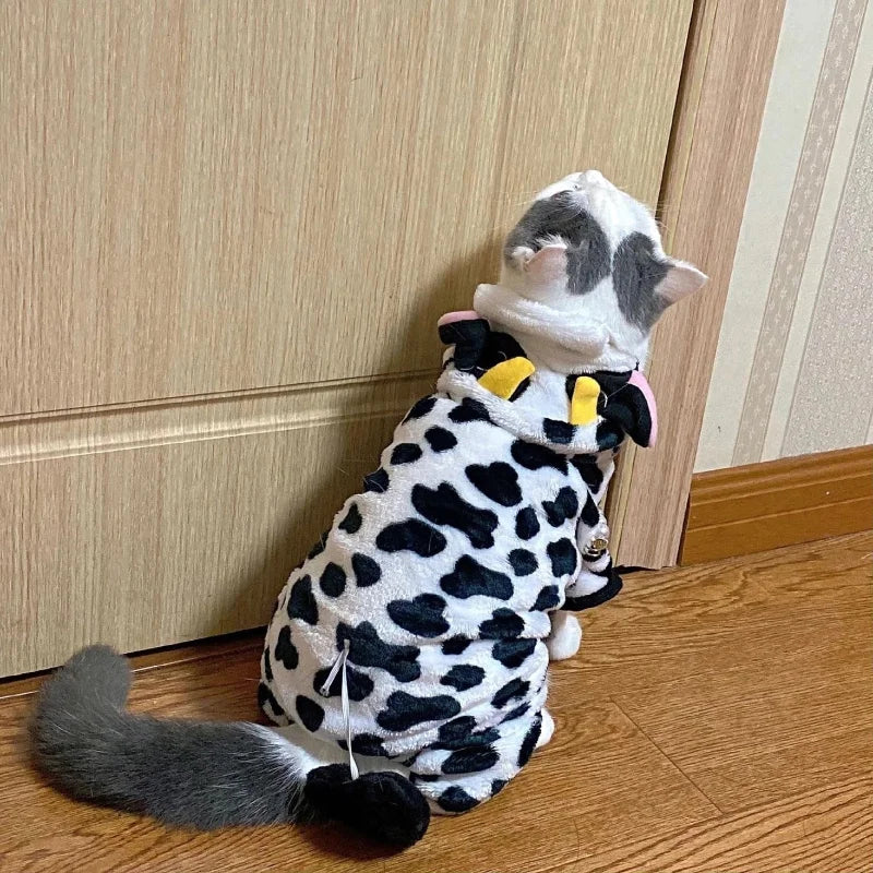 Pet Dog Clothes Soft Warm Fleece Jumpsuits for Small Dogs