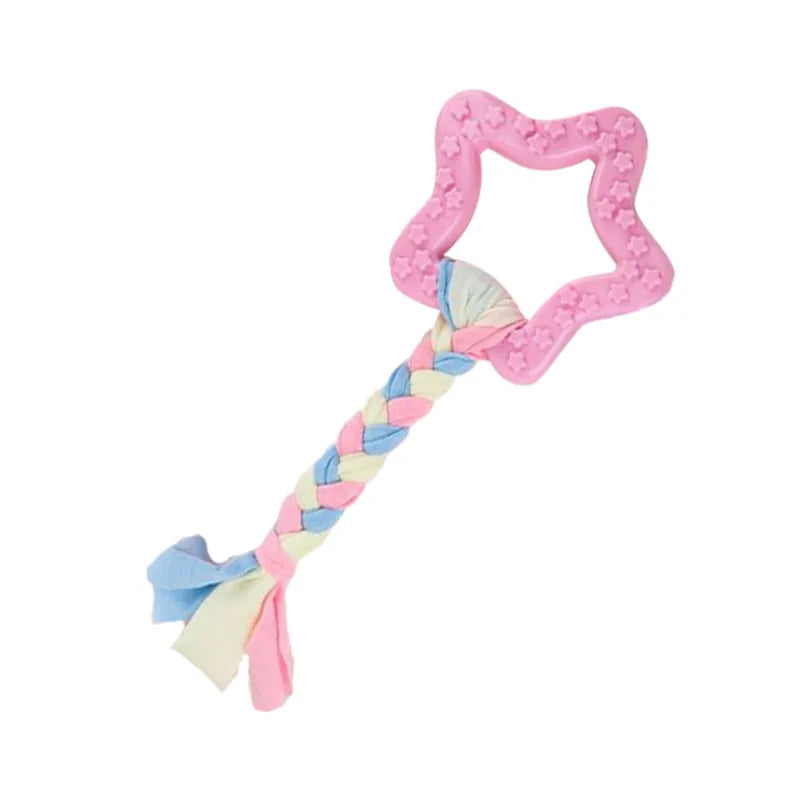 Soft Dog Chew Toys Rubber Bone For Training Molars