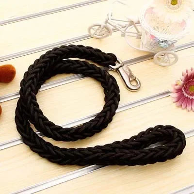 Heavy Duty Nylon Braided Dog Leash For Walking Outdoors