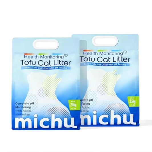 Tofu Cat Litter Health Monitoring With PH Testing Natural Bamboo Scent