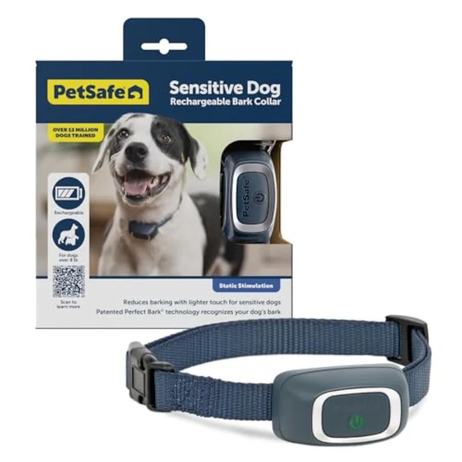 Lite Rechargeable Bark Collar for Small Dogs With 15 Levels Static Correction