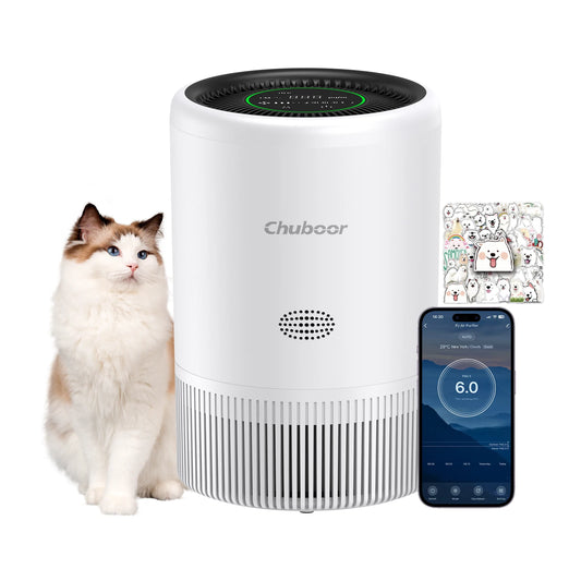 Chuboor Smart Air Purifier App Alexa Control PM25 Monitor
