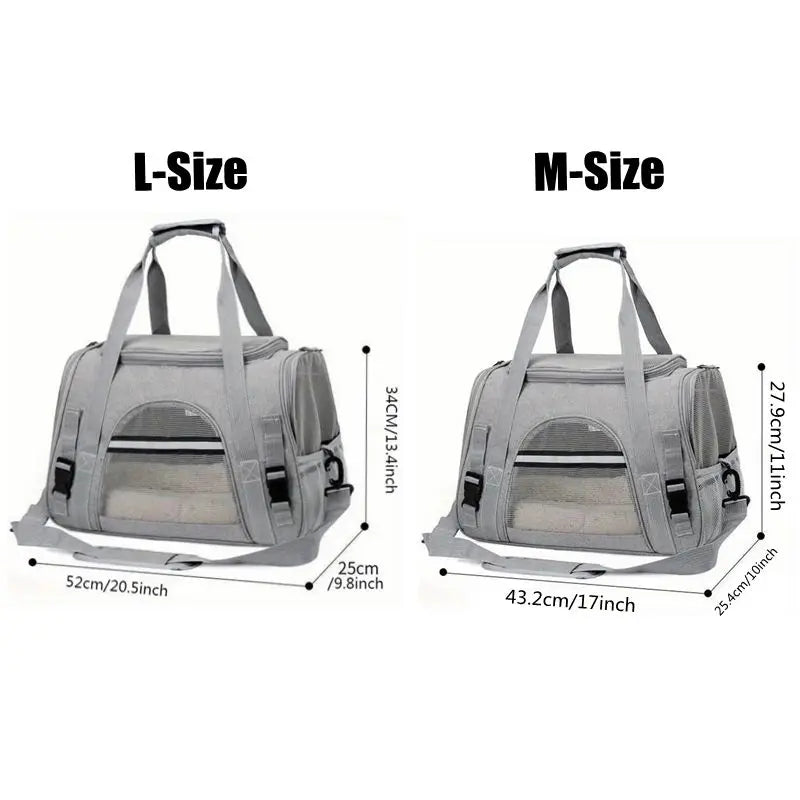 Soft Sided Cat Carrier For Large Medium Cats And Puppies