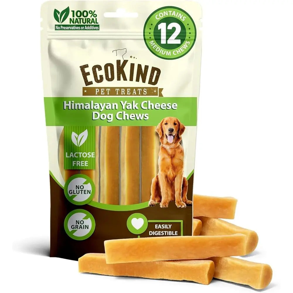 Long Lasting Yak Cheese Dog Chews Lactose Free Natural Treats