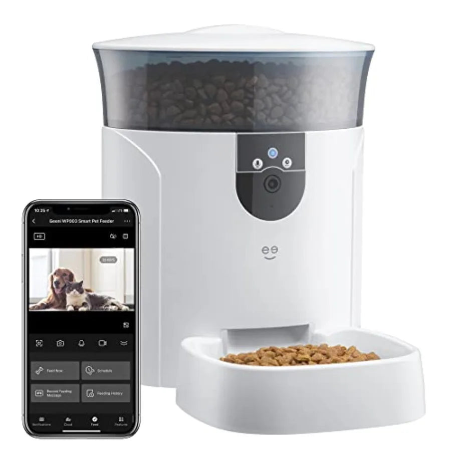 Automatic Pet Feeder With Camera And Timer For Alexa Google