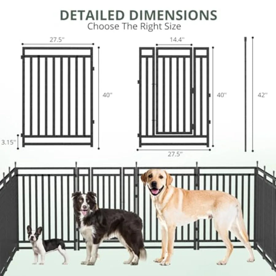 Dog Fence Outdoor Playpen For Yard And RV Camping Kennel