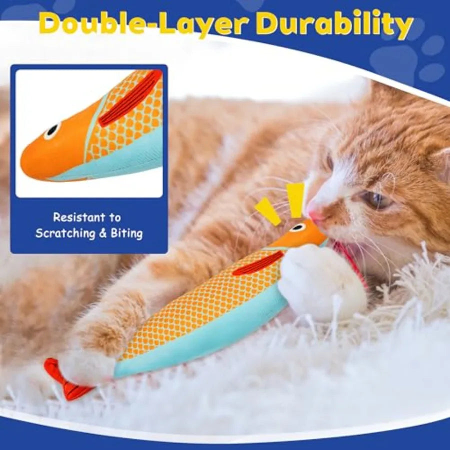 Catnip Cat Toys for Cats Soft Durable Rattle Chew Toy