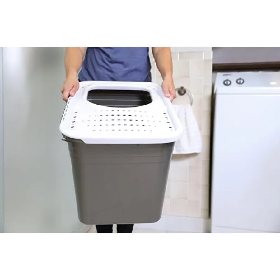 Enclosed Cat Litter Box Enclosure Made In USA Hinged Lid