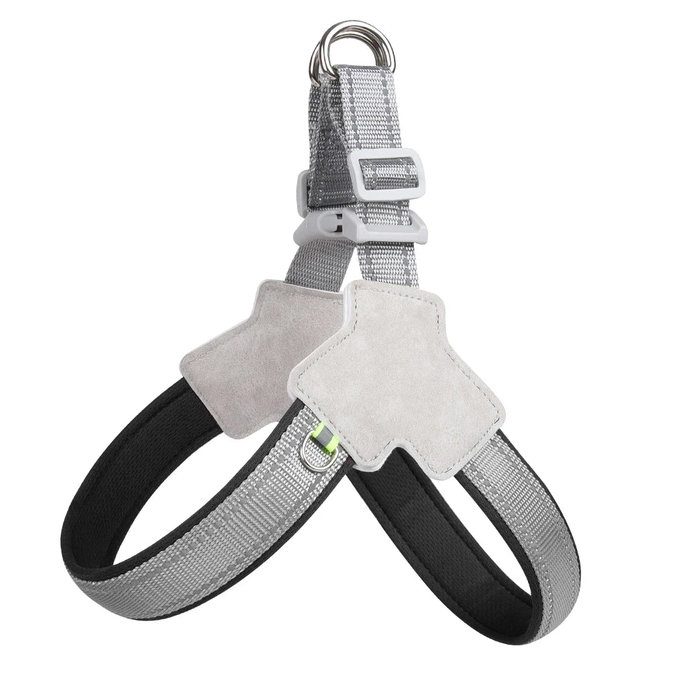Adjustable Reflective Dog Harness Vest For Small To Large Dogs