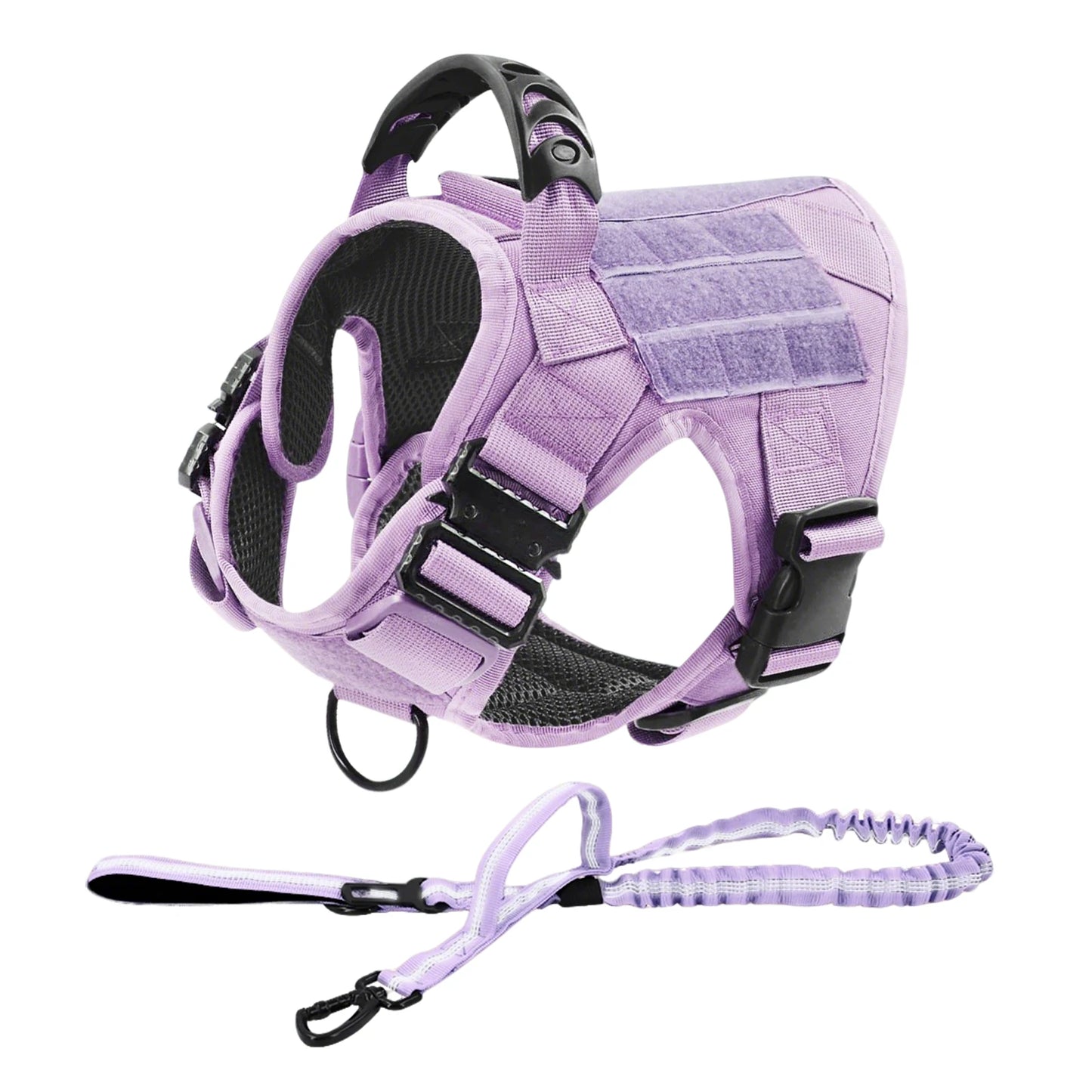 Military Camouflage Dog Harness Tactical Adjustable Vest for Training