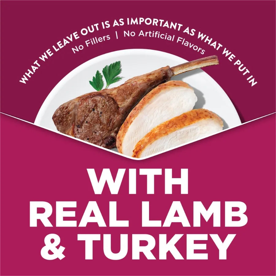 Tender and Crunchy Lamb and Turkey Flavor Dry Dog Food