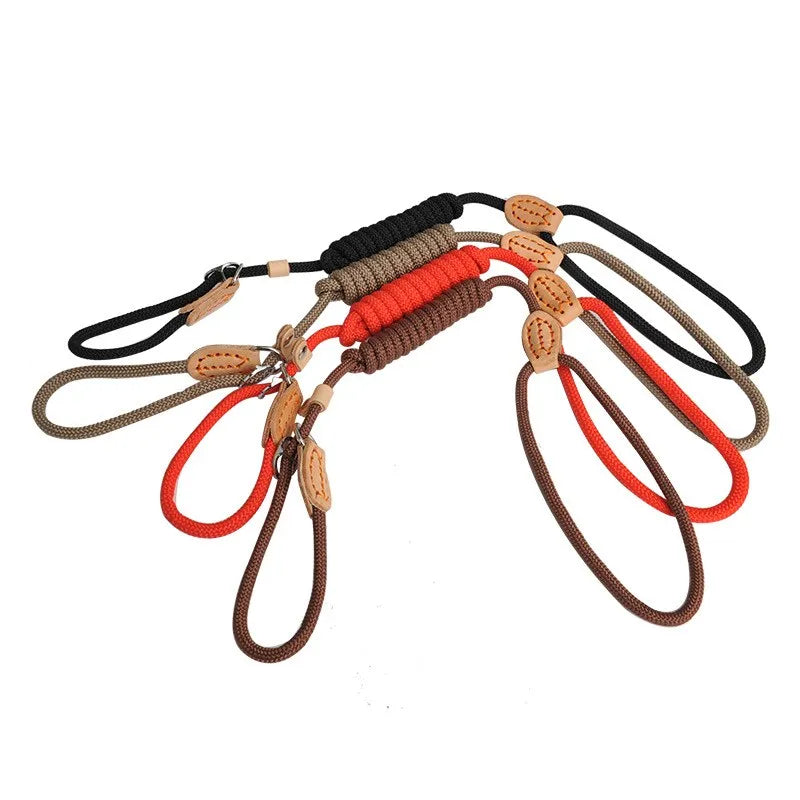 Nylon Dog Leash Heavy Duty Braided Training Lead For Dogs
