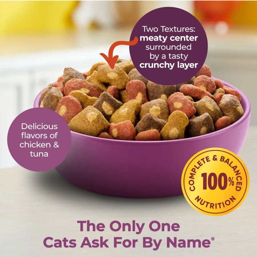 Tender Centers Dry Cat Food Basted Bites Chicken Tuna Flavor