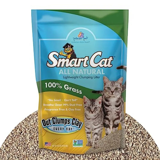 All Natural Clumping Cat Litter Unscented Lightweight Dust Free Formula