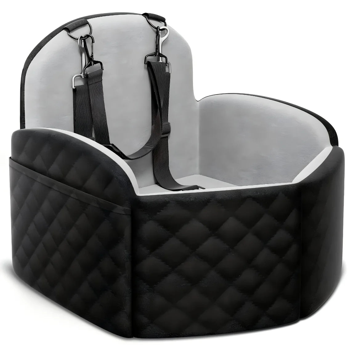 Dog Car Seat Booster With Memory Foam Cushion And Washable Cover