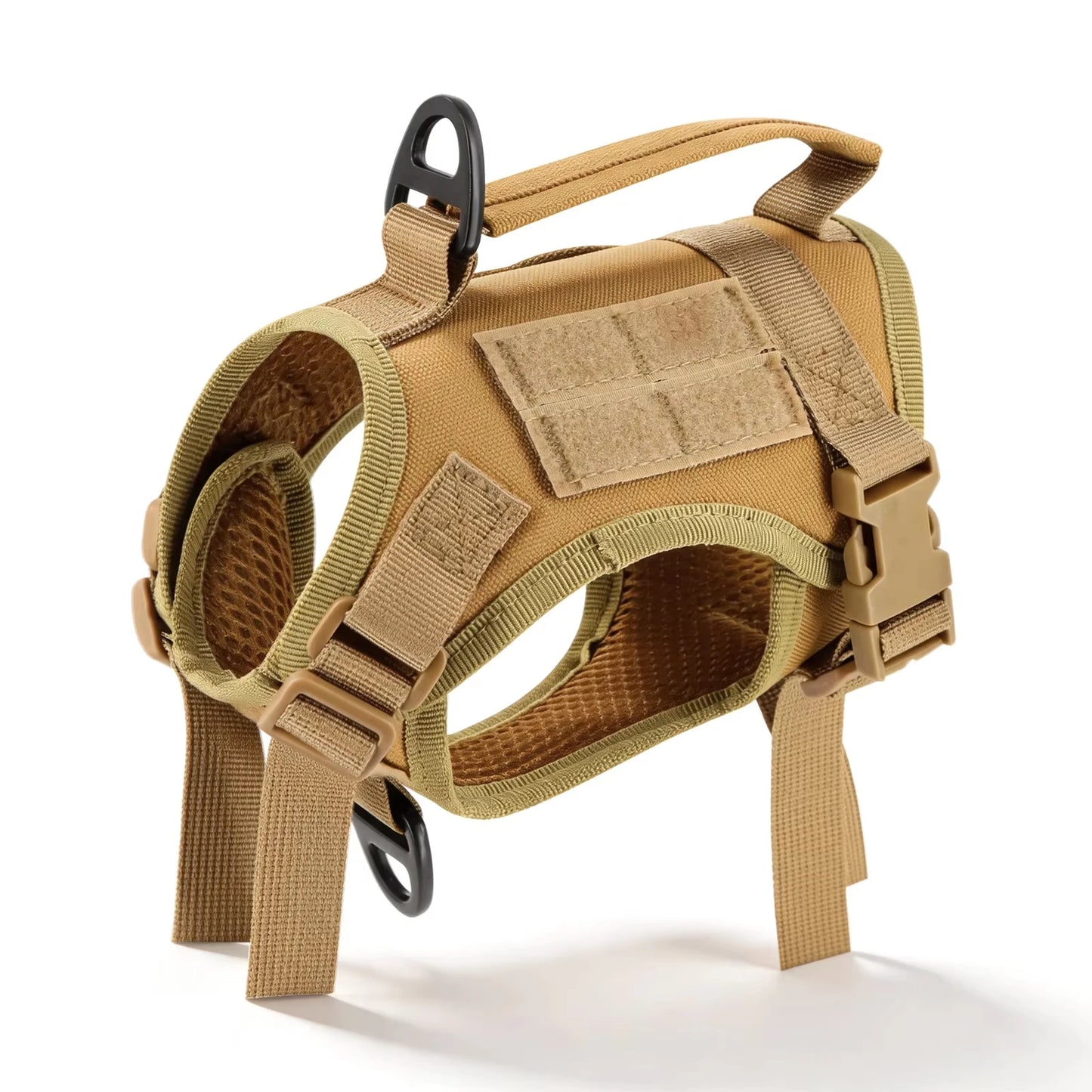Tactical Cat Harness And Leash Set Adjustable Escape Proof Mesh