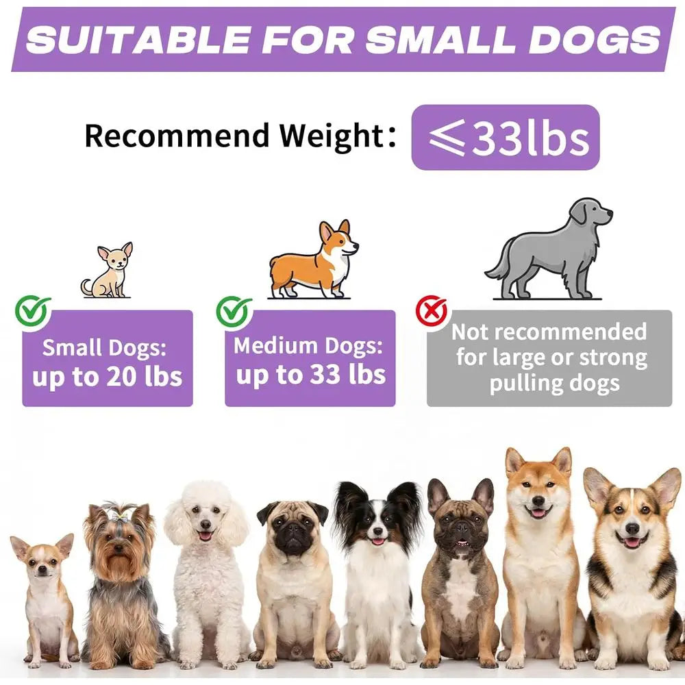 Retractable Dog Leash With USB Rechargeable Flashlight For Night Walks