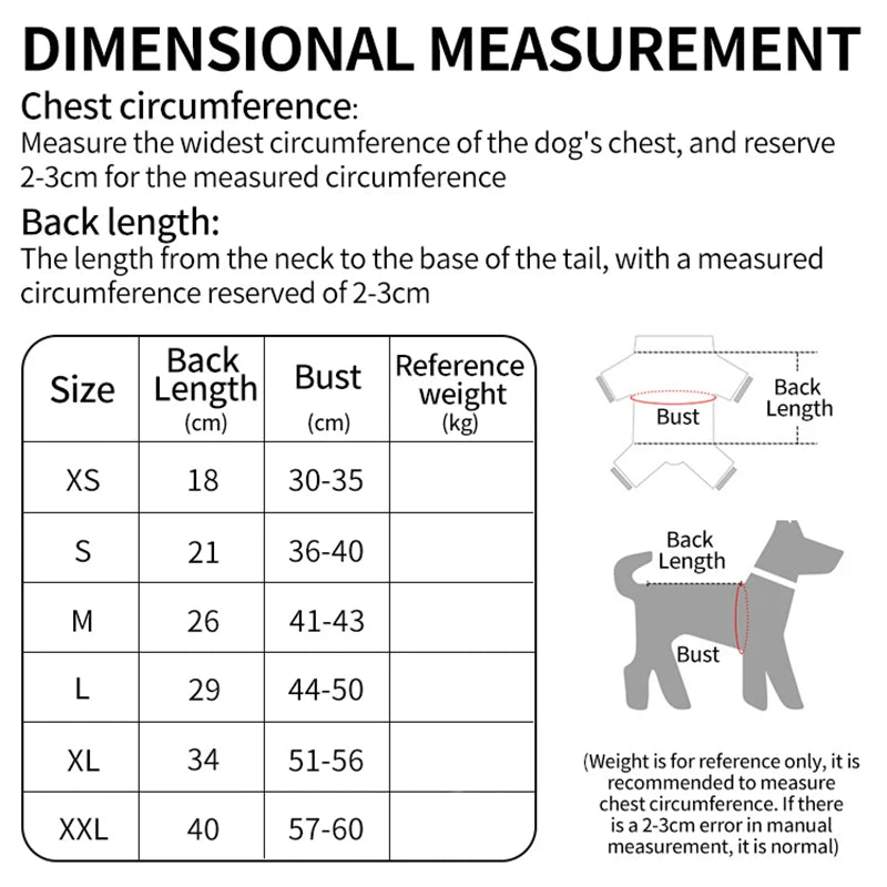 Pet Dog Clothes Soft Warm Fleece Jumpsuits for Small Dogs