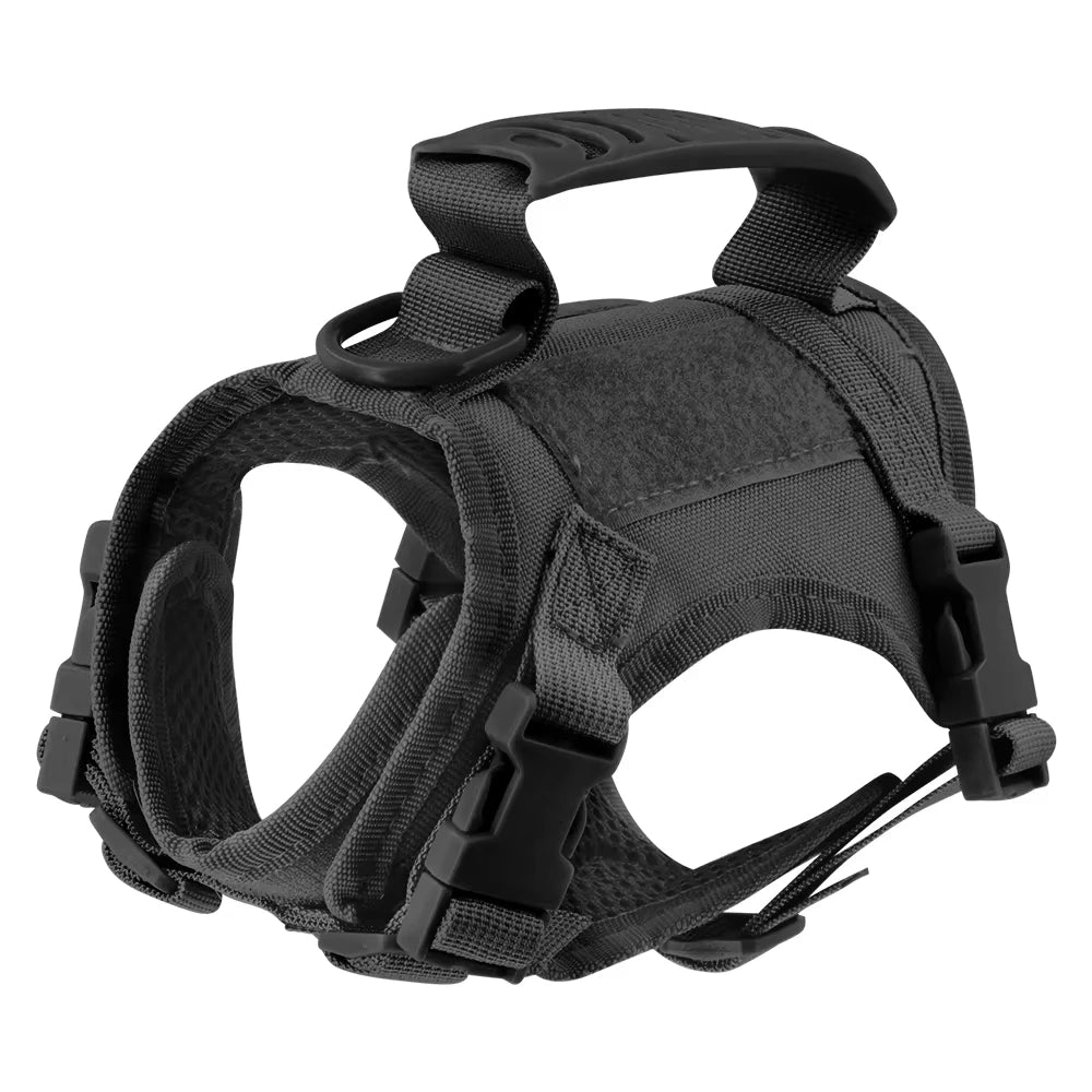 Cat Harness And Leash Set With Handle Adjustable Pet Vest