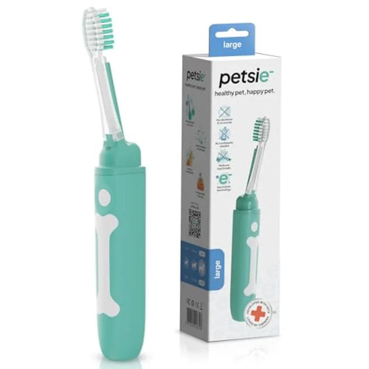 Electric Dog Toothbrush Vet Developed Silent Vibration Free Stainless Steel