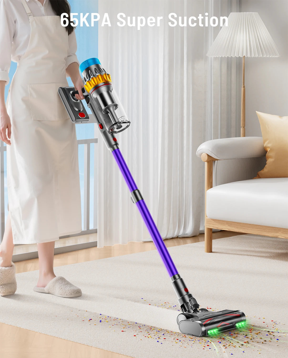 VAKERR X15 Pro 650W Cordless Vacuum With 65KPa Suction