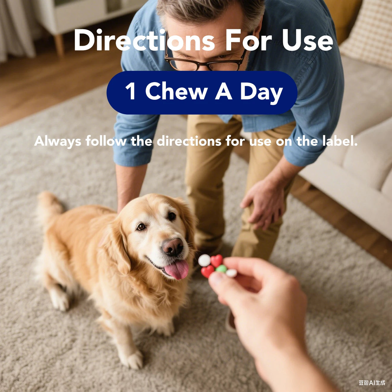 Dog Multivitamin Soft Chews For Skin Coat Immune Health