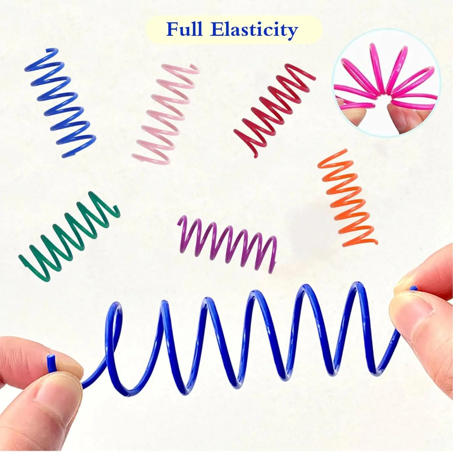 12 Cat Spring Toys for Indoor Cats Interactive Coil Springs