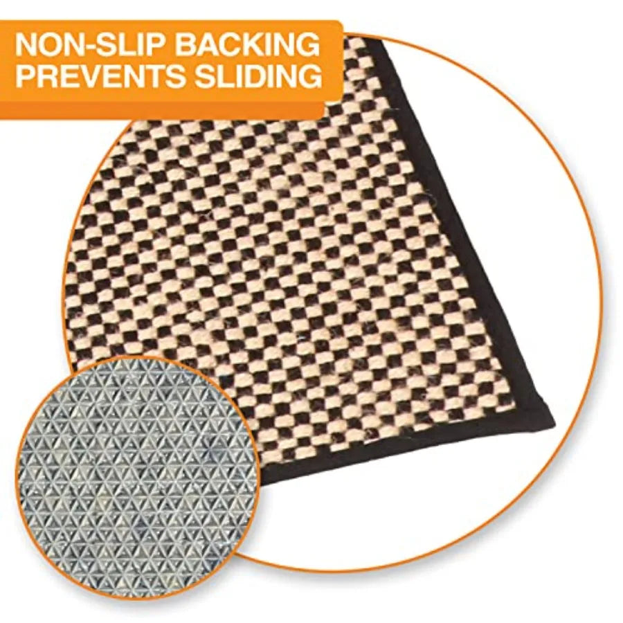 Neater Pets Jute Cat Litter Mat AntiSki With Checkered Design