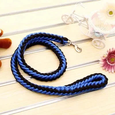 Heavy Duty Nylon Braided Dog Leash For Walking Outdoors