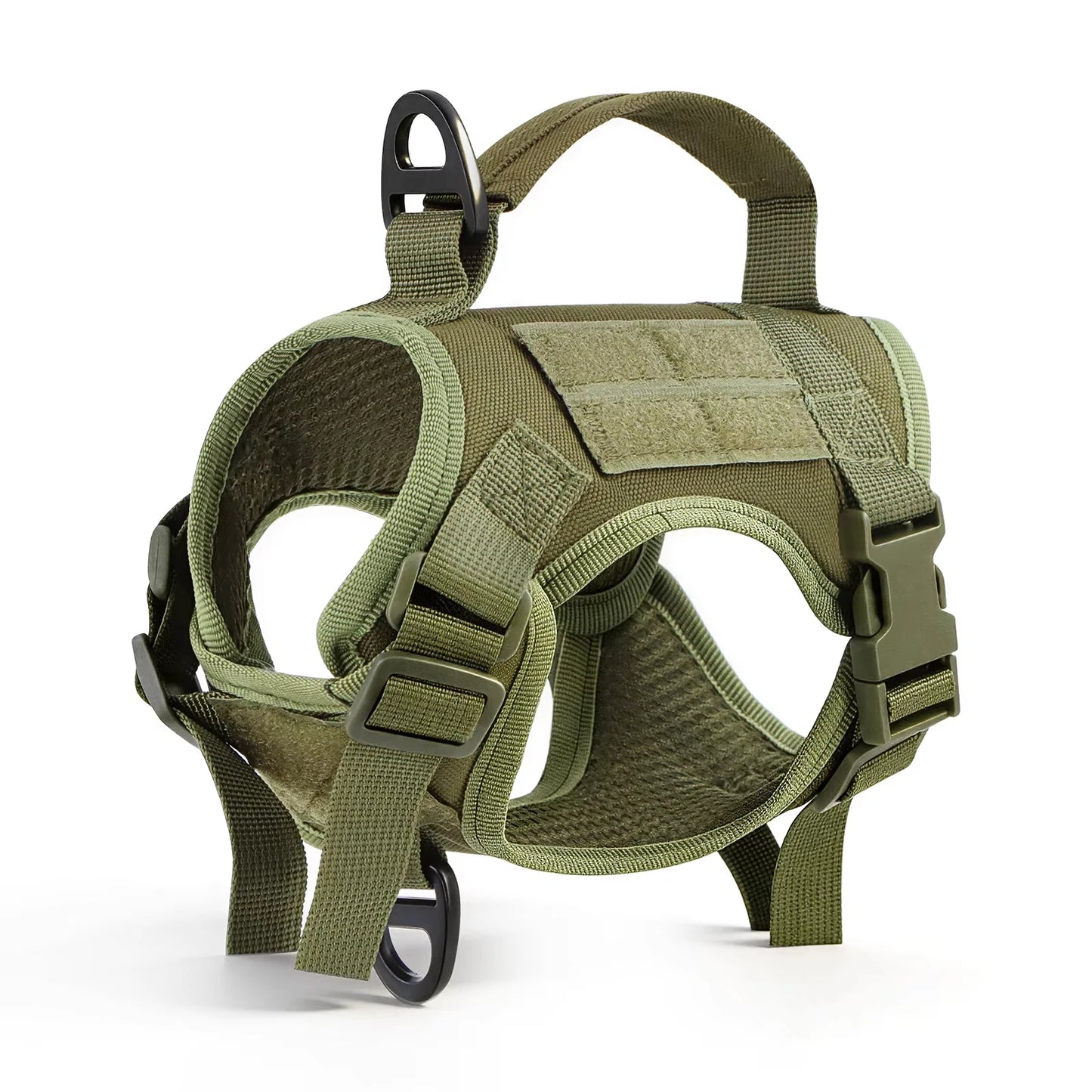 Tactical Cat Harness And Leash Set Adjustable Escape Proof Mesh