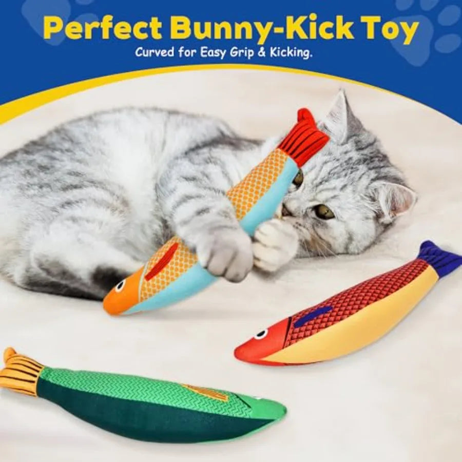 Catnip Cat Toys for Cats Soft Durable Rattle Chew Toy
