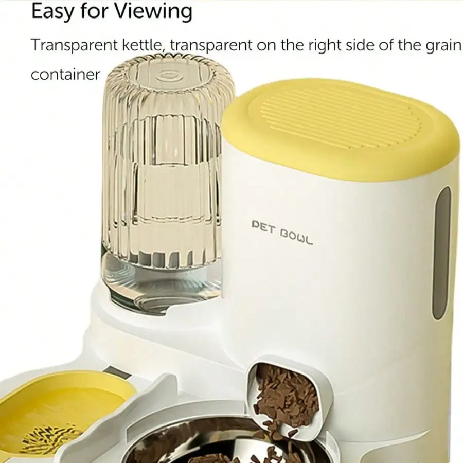2 In 1 Automatic Pet Feeder And Water Dispenser Detachable