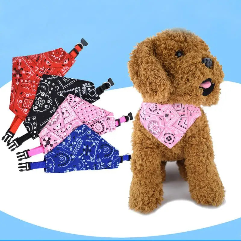 Cat Collar Adjustable Necktie Scarf Bandana For Pets