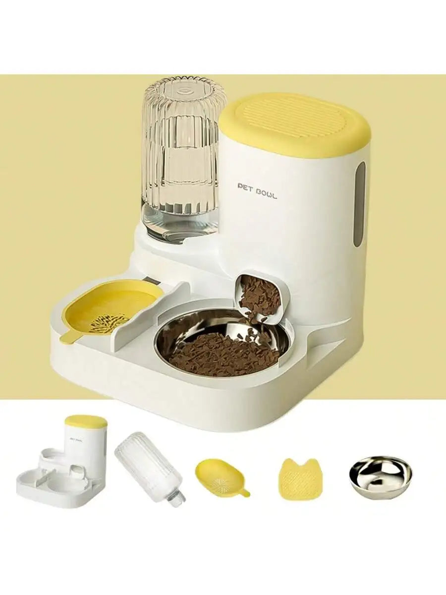 2 In 1 Automatic Pet Feeder And Water Dispenser Detachable