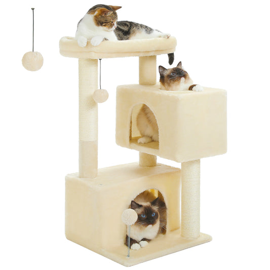 PAWZ Road Multi-Level Cat Tree Tower With Scratching Posts